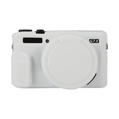 Soft Silicone Protective Case with Lens Cover, For Canon PowerShot G7 X Mark II / G7X2