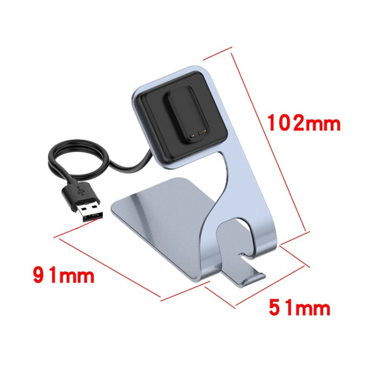 Portable Magnetic Metal Charger Holder, For Fitbit Charge 6 / Luxe
