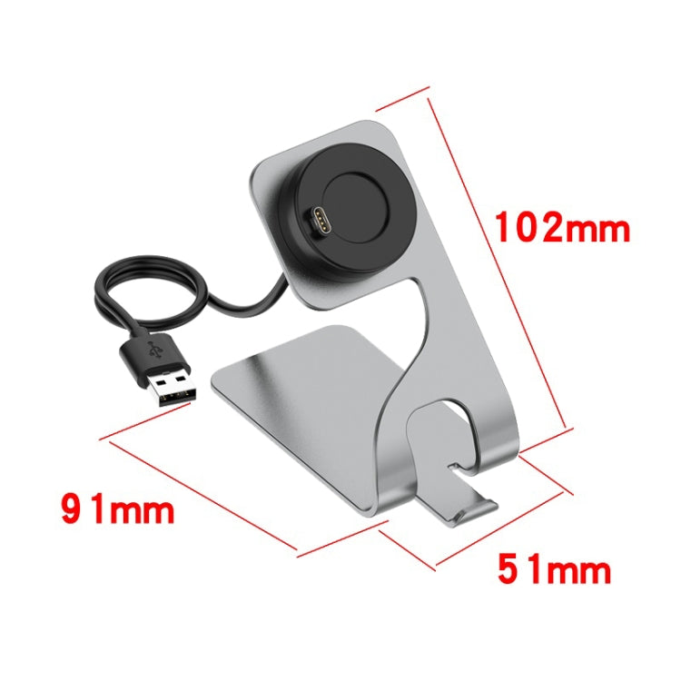 Portable Magnetic Metal Charger Holder with Data Function, For Venu3 / Venu3S / Vivoactive 5