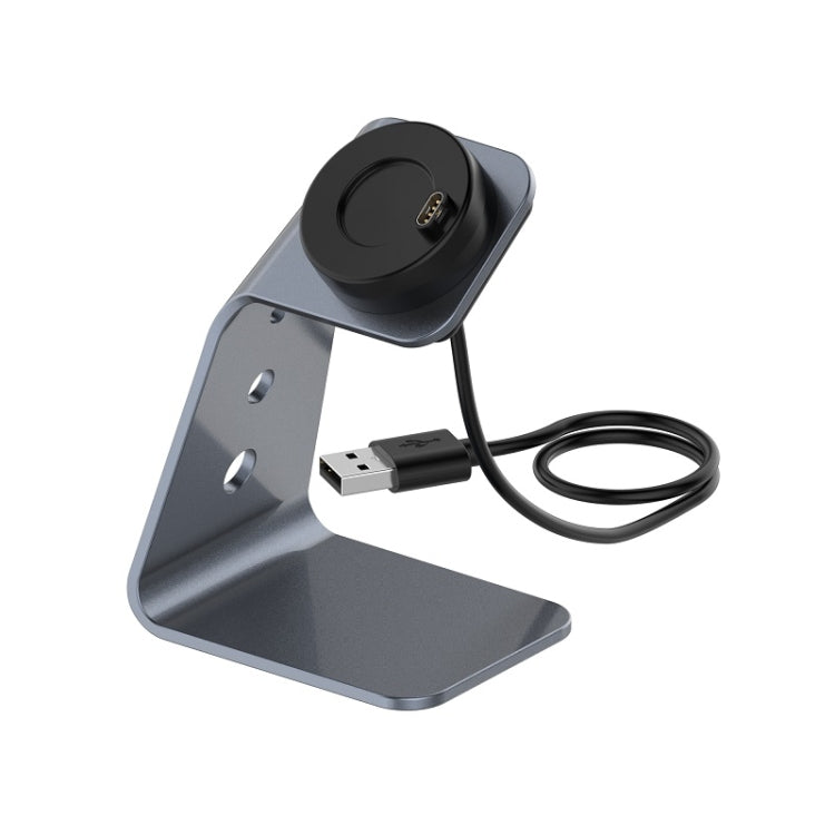 For Venu3 / Venu3S / Vivoactive 5 Portable Metal Charger Holder with Data Function, Right Interface, Left Interface