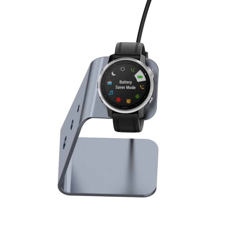 For Venu3 / Venu3S / Vivoactive 5 Portable Metal Charger Holder with Data Function, Right Interface, Left Interface