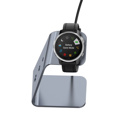 For Venu3 / Venu3S / Vivoactive 5 Portable Metal Charger Holder with Data Function, Right Interface, Left Interface