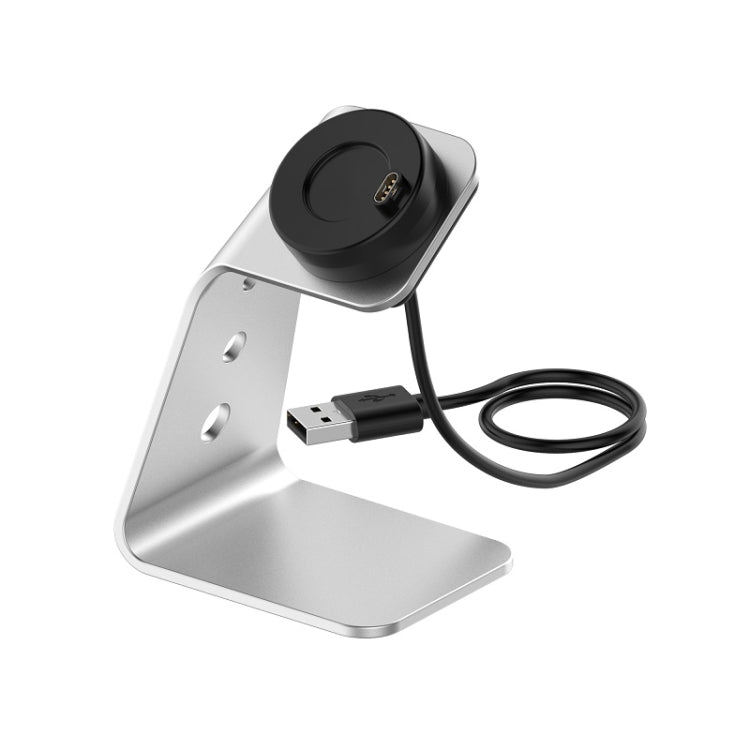For Venu3 / Venu3S / Vivoactive 5 Portable Metal Charger Holder with Data Function, Right Interface, Left Interface