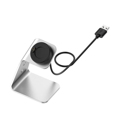 For Venu3 / Venu3S / Vivoactive 5 Portable Metal Charger Holder with Data Function, Right Interface, Left Interface