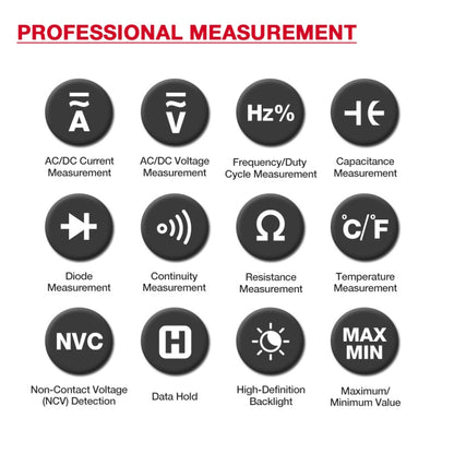 HABOTEST HT207B Multifunctional Digital Clamp Multimeter, HT207B