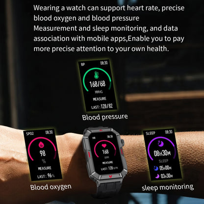 CF26 1.57inch BT5.2 Smart Bracelet Support Sleep Detection, Silicone Strap