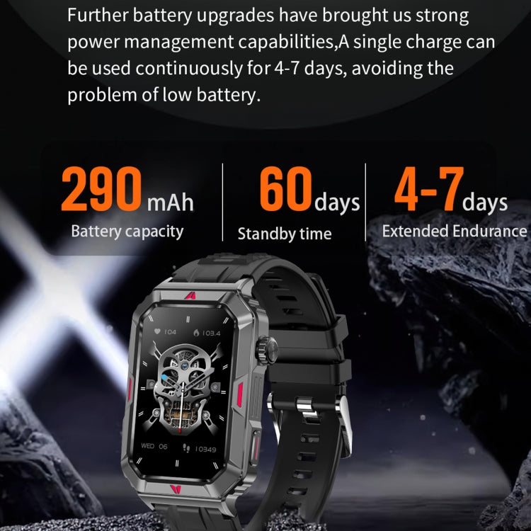 CF26 1.57inch BT5.2 Smart Bracelet Support Sleep Detection, Silicone Strap