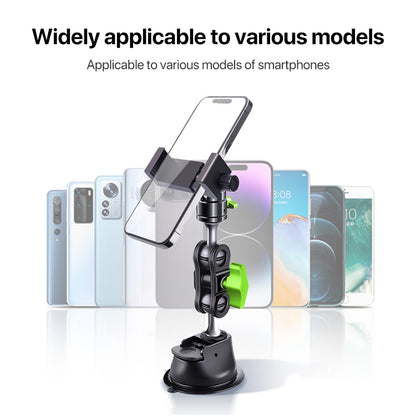 Single Suction Cup Pea Clamp Arm Holder, 23cm with Knob Phone Clamp, 33cm with Knob Phone Clamp, 23cm with Elastic Phone Clamp, 33cm with Elastic Phone Clamp, 23cm with Metal Phone Clamp, 33cm with Metal Phone Clamp