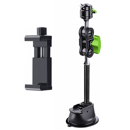 Single Suction Cup Pea Clamp Arm Holder, 23cm with Knob Phone Clamp, 33cm with Knob Phone Clamp, 23cm with Elastic Phone Clamp, 33cm with Elastic Phone Clamp, 23cm with Metal Phone Clamp, 33cm with Metal Phone Clamp