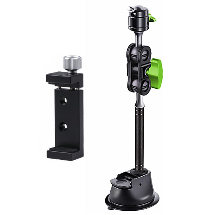 Single Suction Cup Pea Clamp Arm Holder, 23cm with Knob Phone Clamp, 33cm with Knob Phone Clamp, 23cm with Elastic Phone Clamp, 33cm with Elastic Phone Clamp, 23cm with Metal Phone Clamp, 33cm with Metal Phone Clamp