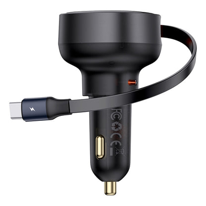 Baseus Tuxiang Pro 60W 2 in 1 Dual Type-C Interface Car Charger
