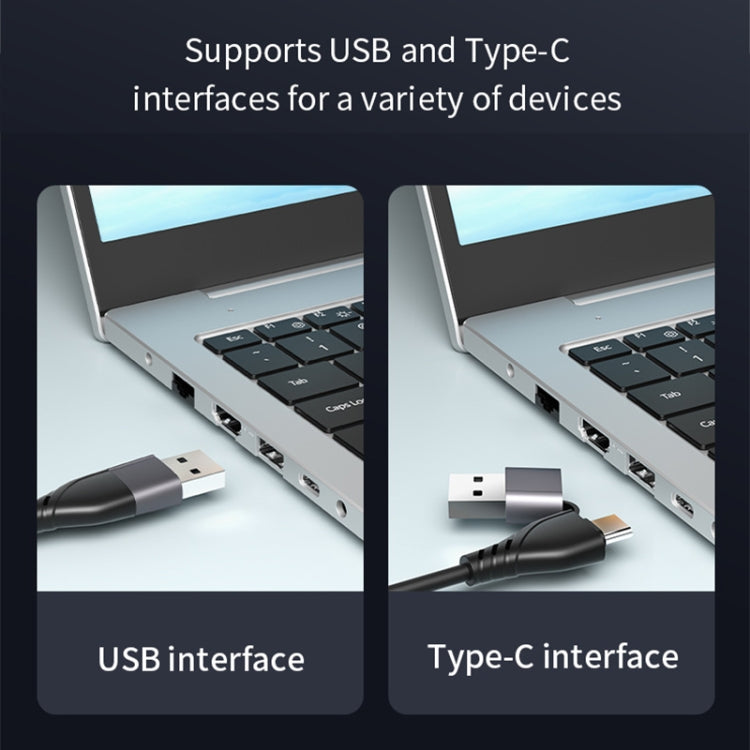DGK02SE 2 in 1 USB+Type-C to Dual HDMI HD Docking Station, USB+Type-C to Dual HDMI