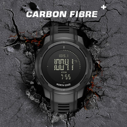NORTH EDGE VERTICO Carbon Fiber Outdoor Sports Multifunctional Electronic Watch, VERTICO