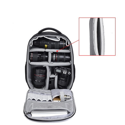 CADeN W9 Travel Lens Pouch Bag Drone Camera Backpack Bag
