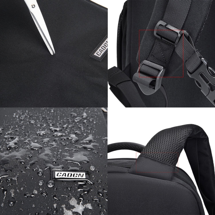 CADeN W9 Travel Lens Pouch Bag Drone Camera Backpack Bag