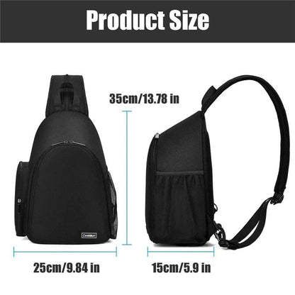 Cwatcun D17 Camera Shoulder Crossbody Backpack