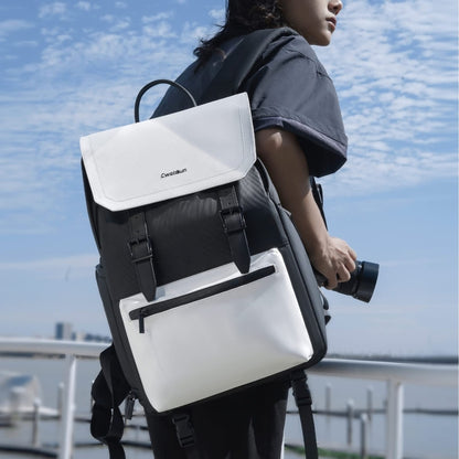 Cwatcun D79 Camera Backpack Multi-Functional Camera  Dual Shoulders Bag, 40.5 x 28 x 17.5cm Small, 43.5 x 30.5 x 18cm Large