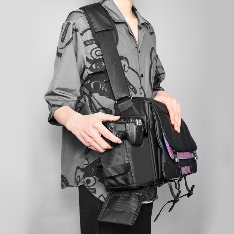 Cwatcun D85 Camera Bag Side Quick Access Camera Messenger Case Waterproof Bag, 30 x 15 x 24cm Small, 32 x 14 x 24cm Medium, 36.5 x 17 x 26cm Large, 40 x 17 x 30cm XL