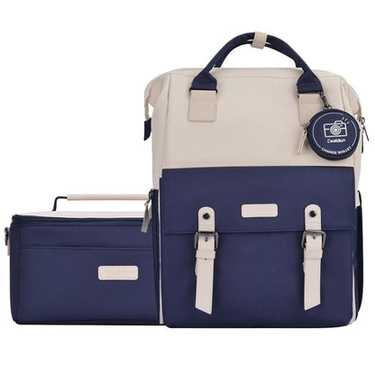 Cwatcun D87 Color Matching Camera Backpack Large Capacity Photography Bag, 38 x 31 x 20cm Small, 40.5 x 35 x 20cm Large