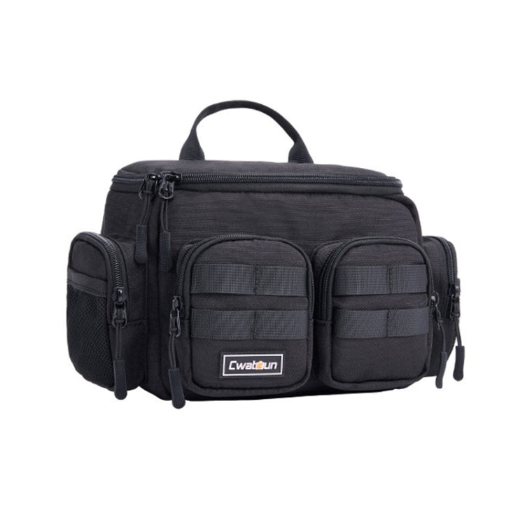 Cwatcun D96 Waist Camera Bag Sling Shoulder Camera Bag, 29.5 x 17.5 x 18cm