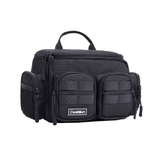 Cwatcun D96 Waist Camera Bag Sling Shoulder Camera Bag, 29.5 x 17.5 x 18cm