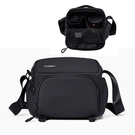 Cwatcun D101 Crossbody Camera Bag Photography Lens Shoulder Bag, 20 x 20.5 x 15cm, 29 x 24 x 17cm