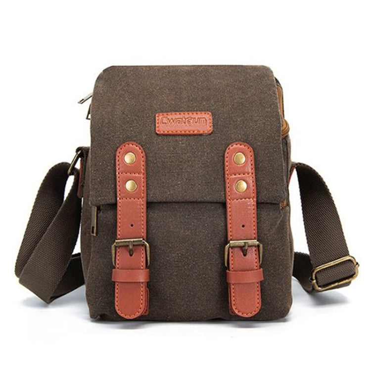 Cwatcun N1 Retro Multifunctional Canvas Waterproof Digital Camera Photography Bag, 18 x 12.5 x 21cm Beige, 18 x 12.5 x 21cm Coffee, 22.5 x 14.5 x 27cm Beige, 22.5 x 14.5 x 27cm Coffee, 29 x 14.5 x 22cm Coffee
