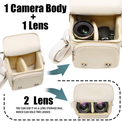 Cwatcun N1 Retro Multifunctional Canvas Waterproof Digital Camera Photography Bag, 18 x 12.5 x 21cm Beige, 18 x 12.5 x 21cm Coffee, 22.5 x 14.5 x 27cm Beige, 22.5 x 14.5 x 27cm Coffee, 29 x 14.5 x 22cm Coffee