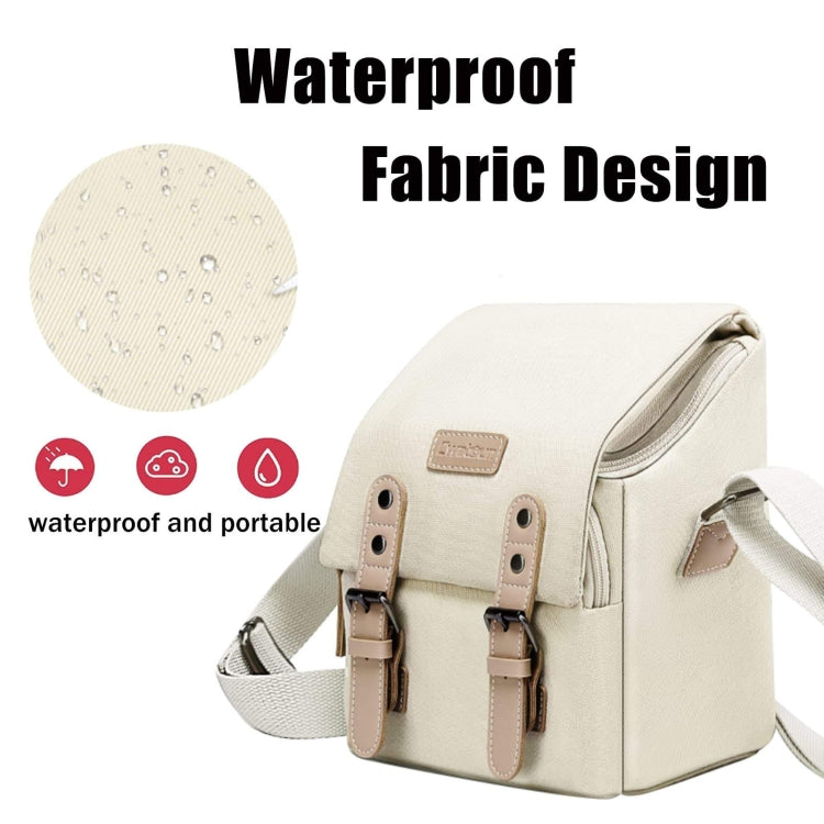 Cwatcun N1 Retro Multifunctional Canvas Waterproof Digital Camera Photography Bag, 18 x 12.5 x 21cm Beige, 18 x 12.5 x 21cm Coffee, 22.5 x 14.5 x 27cm Beige, 22.5 x 14.5 x 27cm Coffee, 29 x 14.5 x 22cm Coffee
