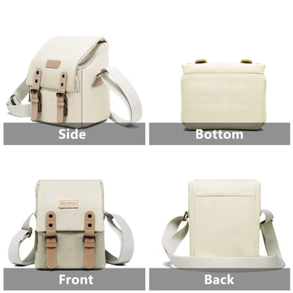 Cwatcun N1 Retro Multifunctional Canvas Waterproof Digital Camera Photography Bag, 18 x 12.5 x 21cm Beige, 18 x 12.5 x 21cm Coffee, 22.5 x 14.5 x 27cm Beige, 22.5 x 14.5 x 27cm Coffee, 29 x 14.5 x 22cm Coffee