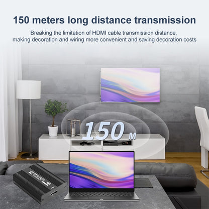 Measy ET1815 HDMI Extender Transmitter and Receiver Converter, Transmission Distance: 150m, AU, EU, US, UK