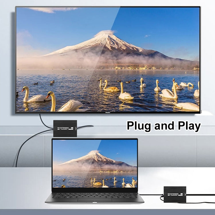 Measy ET1815 HDMI Extender Transmitter and Receiver Converter, Transmission Distance: 150m, AU, EU, US, UK