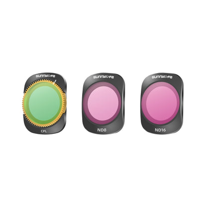 For DJI OSMO Pocket 3 Sunnylife Camera Lens Magnetic Metal Filter, MCUV, ND8, ND16, ND32, ND64, ND256, ND8PL, ND16PL, ND32PL, ND64PL, CPL, 3 in 1 CPL ND8/16, 3 in 1 ND16/64/256, 4 in 1 ND8/16/32/64, 4 in 1 ND8/16/32/64PL, 4 in 1 MCUV CPL ND32/64...