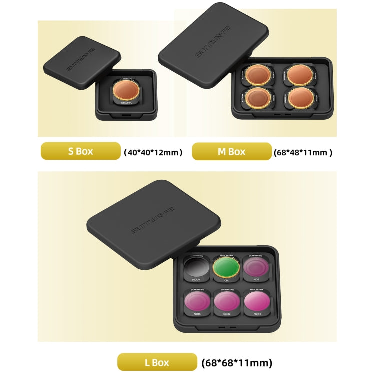 For DJI OSMO Pocket 3 Sunnylife Camera Lens Magnetic Metal Filter, MCUV, ND8, ND16, ND32, ND64, ND256, ND8PL, ND16PL, ND32PL, ND64PL, CPL, 3 in 1 CPL ND8/16, 3 in 1 ND16/64/256, 4 in 1 ND8/16/32/64, 4 in 1 ND8/16/32/64PL, 4 in 1 MCUV CPL ND32/64...