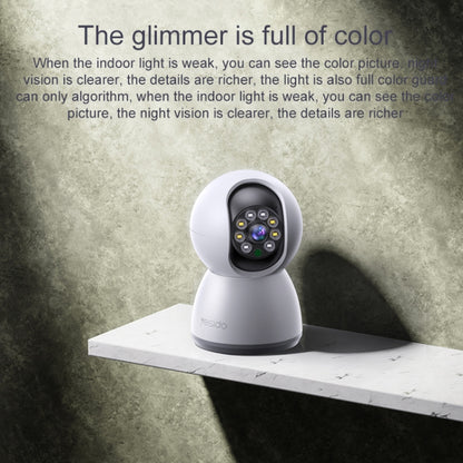 Yesido KM11 3.0MP Full Color Day and Night Smart 2.4G WIFI Camera, UK Plug