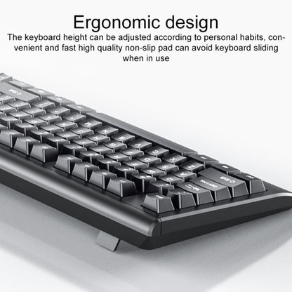 AULA AC106 USB Port Wired Keyboard Mouse Set, AC106