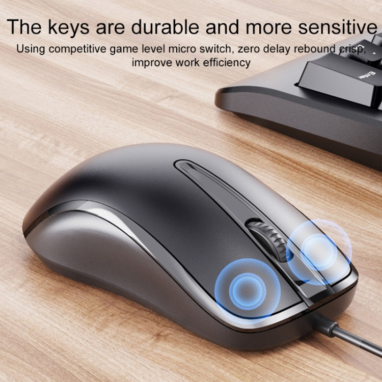 AULA AC106 USB Port Wired Keyboard Mouse Set, AC106