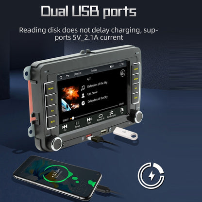 For Volkswagen 7 inch Portable Car MP5 Player Support CarPlay / Android Auto, F9070