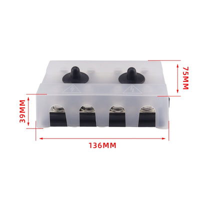 CP-4063 Double Row M10 Power Distribution Block Terminal Studs with Terminals, CP-4063