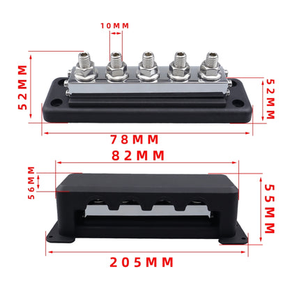 CP-4330-01 600A M10 Power Distribution Block Terminal Studs, CP-4330-01