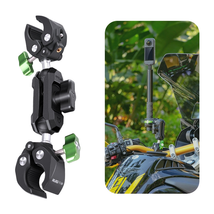 RUIGPRO Crab Clamp Action Camera Bracket, 1/4 Ball Head Mount, 1/4 Ball Head Mount with Rod, 3-claw Ball Head Mount, 3-claw Ball Head Mount with Rod, Dual-Head Crab, Dual-Head Crab with Selfie Stick, 1/4 Ball Head Dual-Head Crab with Selfie Stick...