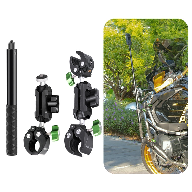 RUIGPRO Crab Clamp Action Camera Bracket, 1/4 Ball Head Mount, 1/4 Ball Head Mount with Rod, 3-claw Ball Head Mount, 3-claw Ball Head Mount with Rod, Dual-Head Crab, Dual-Head Crab with Selfie Stick, 1/4 Ball Head Dual-Head Crab with Selfie Stick...