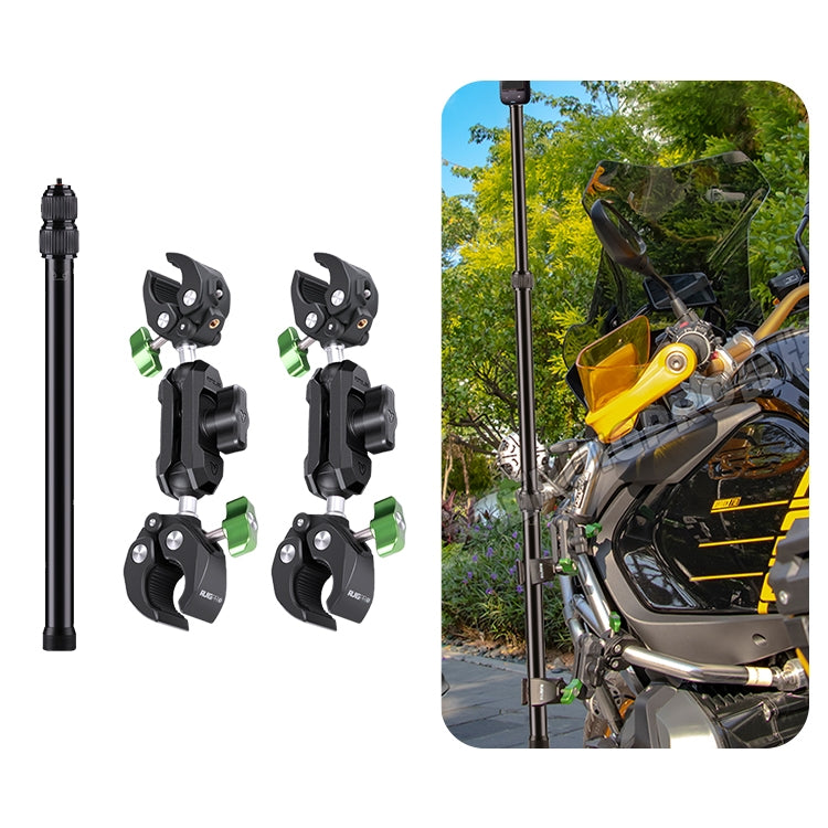 RUIGPRO Crab Clamp Action Camera Bracket, 1/4 Ball Head Mount, 1/4 Ball Head Mount with Rod, 3-claw Ball Head Mount, 3-claw Ball Head Mount with Rod, Dual-Head Crab, Dual-Head Crab with Selfie Stick, 1/4 Ball Head Dual-Head Crab with Selfie Stick...