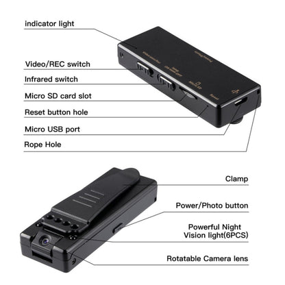 Z8 HD 1080P Surveillance Camera Recorder Pen with Clip, Z8