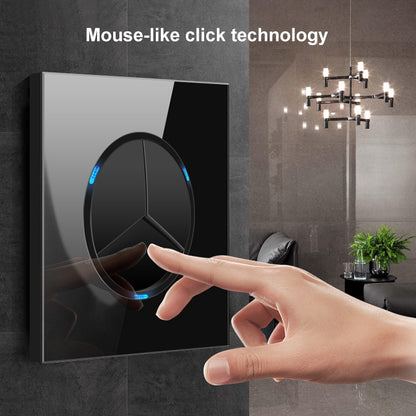86mm Round LED Tempered Glass Switch Panel, Black Round Glass, One Open Dual Control, Two Billing Control, Two Open Dual Control, Three Billing Control, Three Open Dual Control, Four Billing Control, Four Open Dual Control, One Open Multiple Control