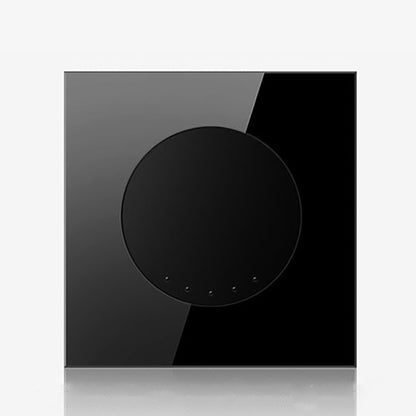 86mm Round LED Tempered Glass Switch Panel, Black Round Glass, One Open Dual Control, Two Billing Control, Two Open Dual Control, Three Billing Control, Three Open Dual Control, Four Billing Control, Four Open Dual Control, One Open Multiple Control