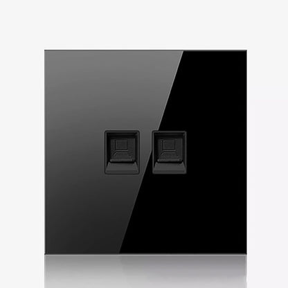 86mm Round LED Tempered Glass Switch Panel, Black Round Glass, One Open Dual Control, Two Billing Control, Two Open Dual Control, Three Billing Control, Three Open Dual Control, Four Billing Control, Four Open Dual Control, One Open Multiple Control