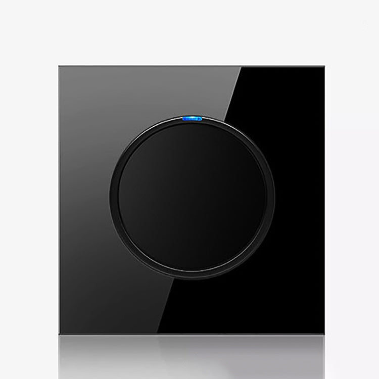 86mm Round LED Tempered Glass Switch Panel, Black Round Glass, One Open Dual Control, Two Billing Control, Two Open Dual Control, Three Billing Control, Three Open Dual Control, Four Billing Control, Four Open Dual Control, One Open Multiple Control