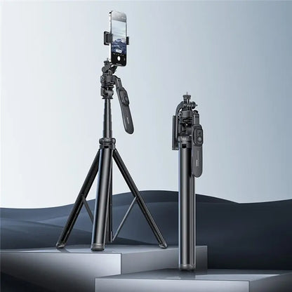 YESIDO SF17 Multifunctional Retractable Metal Tripod Stand Selfie Stick for Cell Phones Camera, SF17