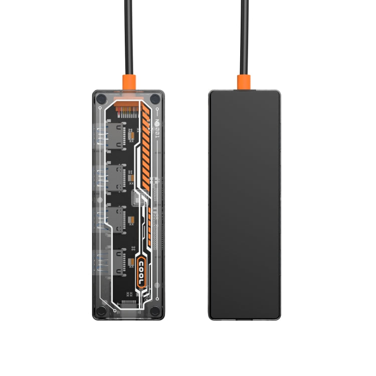 SW4U-A 5 in 1 USB to Type-C + 4 x USB3.0 HUB Docking Station, SW4U-A
